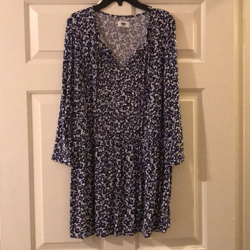 Floral long sleeve dress